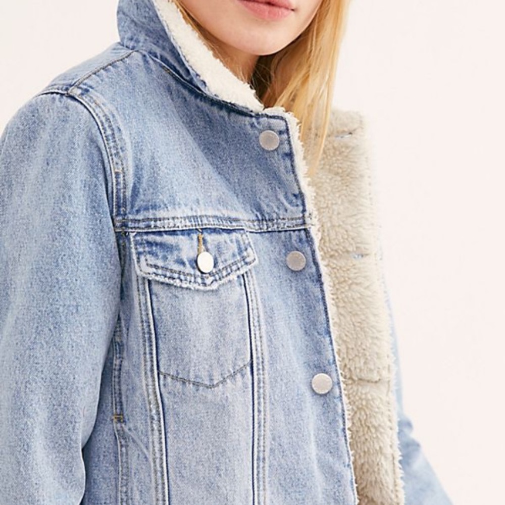 ROLLA’S Teddy Denim Jacket